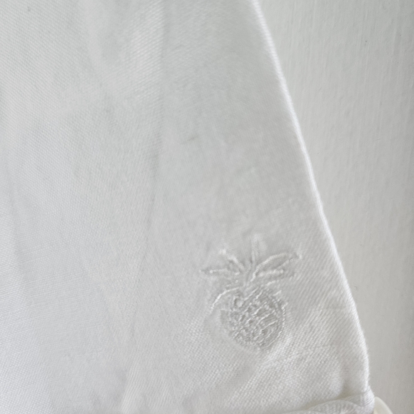 Cubavera White Casual Button Down Shirt Embroidery in Front Short Sleeves Sz L/G - Picture 4 of 12